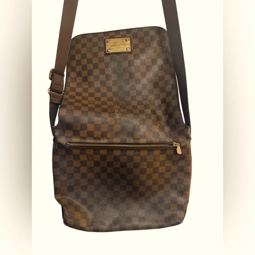 Louis Vuitton Damier Ebene Brooklyn Canvas Bag—2008 France